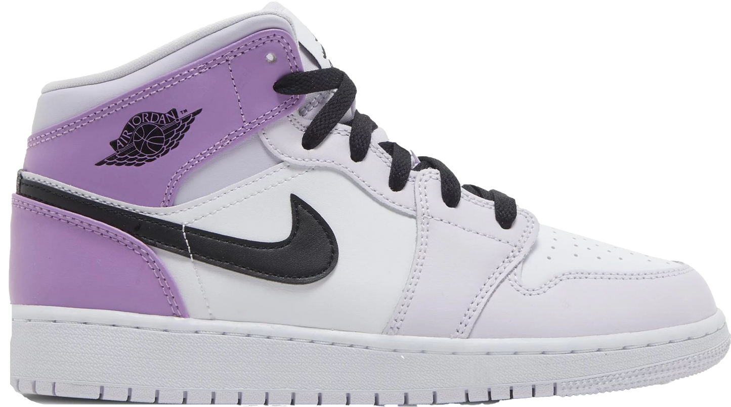 Nike Air Jordan 1 Mid GS Barely Grape