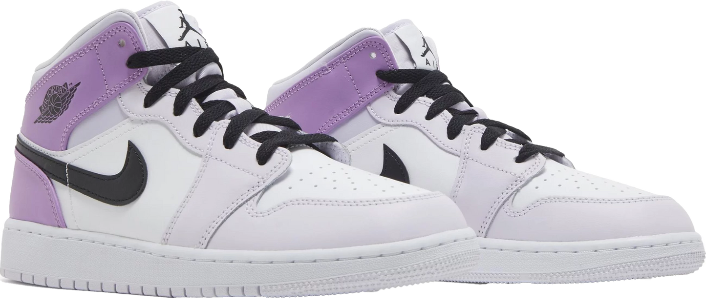 Nike Air Jordan 1 Mid GS Barely Grape