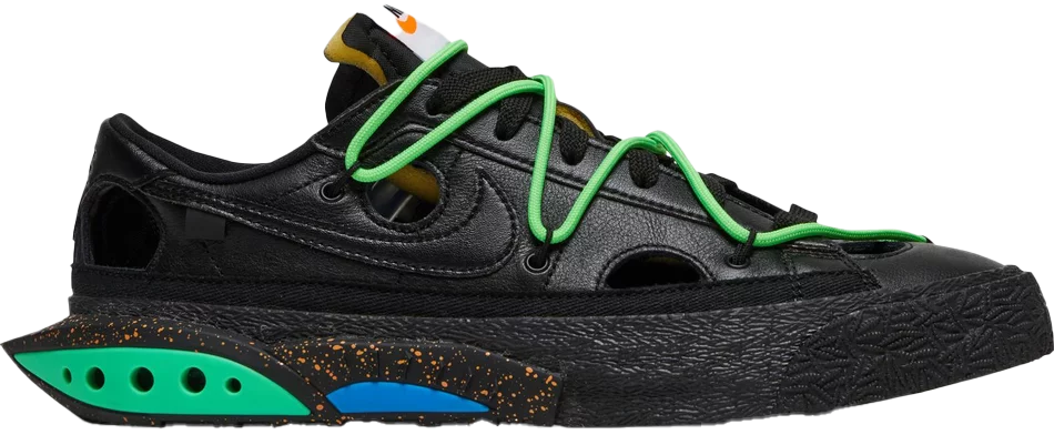 Nike x Off White Blazer Low Black Electro Green