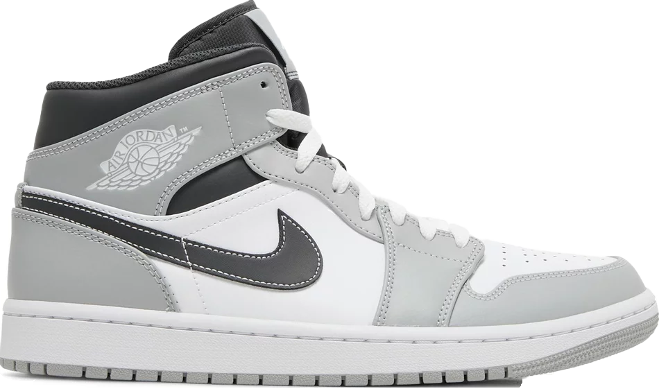 Nike Air Jordan 1 Mid Light Smoke Grey Anthracite